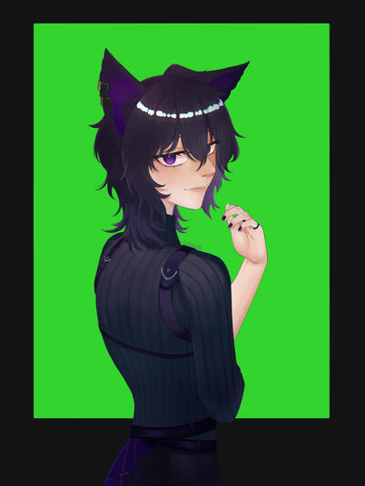 Commissioned artwork of "Holyloo".